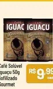 Supermercados Goes Café solúvel iguaçu fiolizado gourmet oferta
