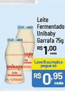 Supermercados Goes Leite fermentado unibaby oferta