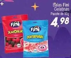 Balas fini gelatinas