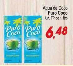 Villefort Atacadista Água de coco puro coco oferta