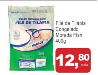 Mineirão Atacarejo File de Tilapia congelado Morada Fish 400g oferta