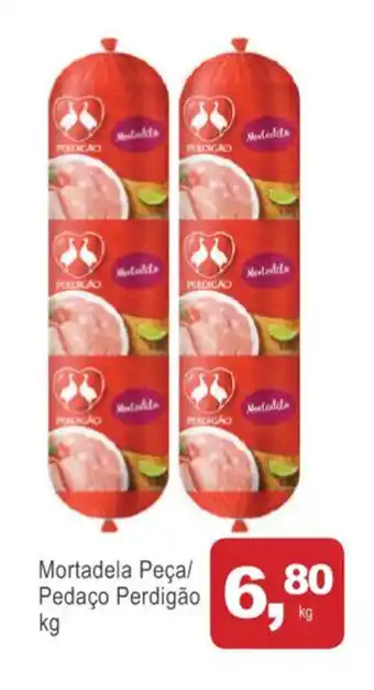 Mineirão Atacarejo Mortadela peca/ pedaco Perdigao 1kg oferta