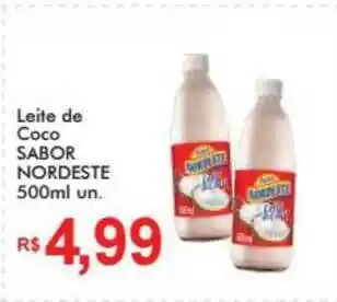 Supermercados Koch Leite De Coco Sabor Nordeste 500ml oferta