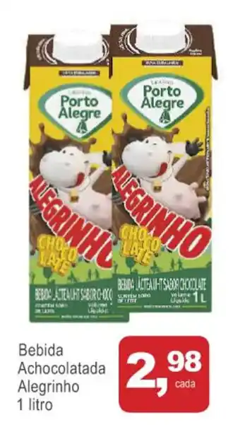 Bebida Achocolatada Alegrinho 1L