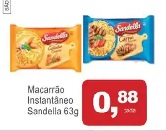 Mineirão Atacarejo Macarrao Instantaneo Sandella 63g oferta