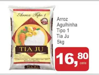 Arroz Agulhinha Tipo 1 Tia Ju 5kg