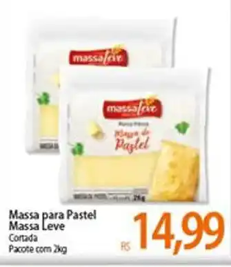 Massa Para Pastel Massa Leve 2kg