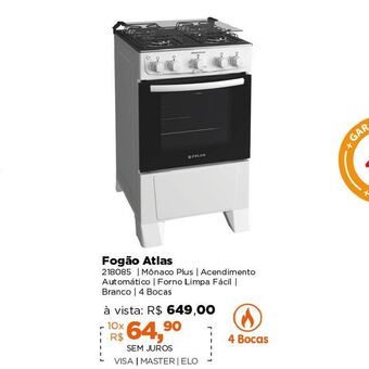 Lojas TaQi Fogão atlas oferta