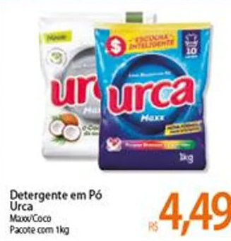 Atacadão Detergente em po Urca 1kg oferta