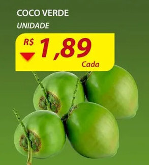 Assaí Atacadista Coco verde unidade oferta