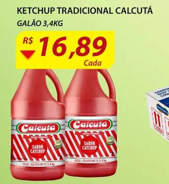 Ketchup Tradicional Calcuta 3.4kg