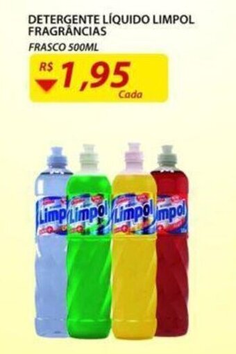 Assaí Atacadista Detergente Liquido Limpol Fragrancias 500ml oferta
