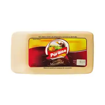 Atacadão Queijo mussarela peça por kg - paraíso oferta