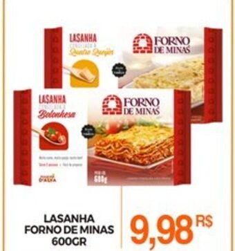 Mercadão Atacadista Lasanha Forno de Minas 600g oferta