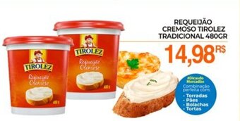 Mercadão Atacadista Requeijao Cremoso Tirolez Tradicional 480g oferta