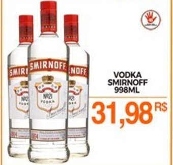 Mercadão Atacadista Vodka Smirnoff 998ml oferta