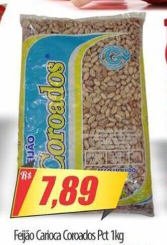 Feijao Carioca Coroados pct 1kg