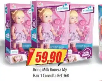 Brinq Milk Boneca My Hair 1 Consulta