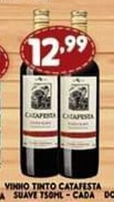 Vinho Tinto Catafesta Suave 350ml cada