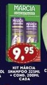 Supermercados Cristal Kit Marcia Shampoo 325ml + Cond. 200ml cada oferta