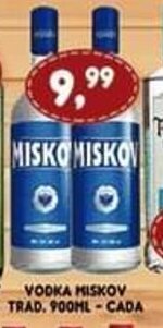 Supermercados Cristal Vodka Miskov 900ml - cada oferta