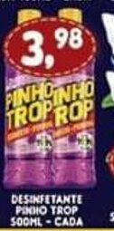Supermercados Cristal Desinfetante Pinho Trop 500ml cada oferta