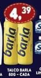 Supermercados Cristal Talco Barla 80g cada oferta