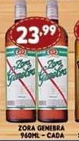 Supermercados Cristal Zora Genebra 960ml cada oferta
