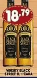 Supermercados Cristal Whisky Black Steet 1L cada oferta