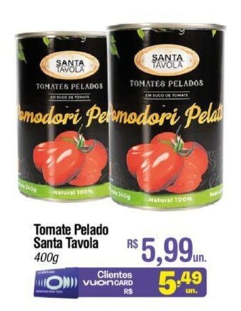 Tomate Pelado Santa Tavola 400g