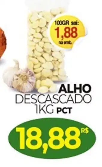Mercadão Atacadista Alho Descascado 1kg oferta