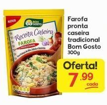 Supermercados Princesa Farofa pronta caseira bom gosto 300g oferta