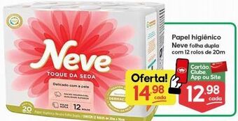 Supermercados Princesa Papel higiênico neve 12 rolos 20m oferta
