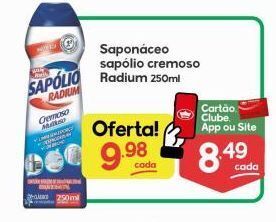Supermercados Princesa Saponáceo sapolio cremoso radium 250ml oferta