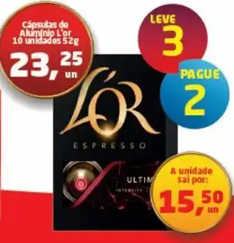 Tenda Atacado Cápsulas de café l'or 10 un oferta