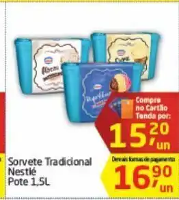 Tenda Atacado Sorvete nestlé 1.5l oferta