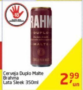 Tenda Atacado Cerveja duplo malte brahma 350ml oferta