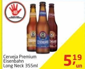 Tenda Atacado Cerveja premium eisenbahn pilsen long neck 355ml oferta