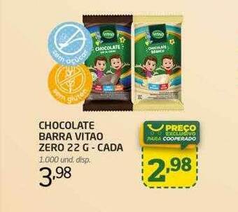 Chocolate barra vitao zero