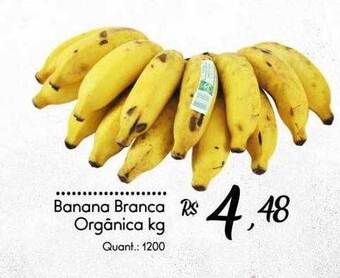 Giassi Supermercados Banana branca orgânica kg oferta