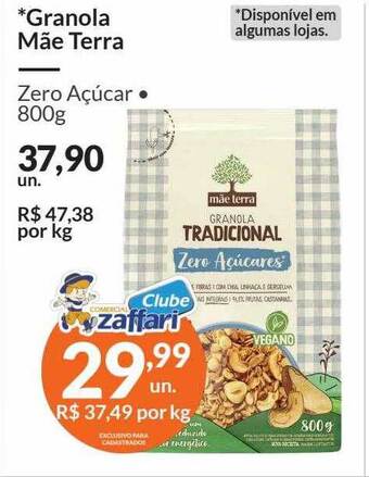 Zaffari Granola mãe terra oferta