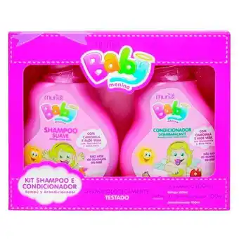 Supermercados Mateus Kit baby infantil menina shampoo + condicionador oferta
