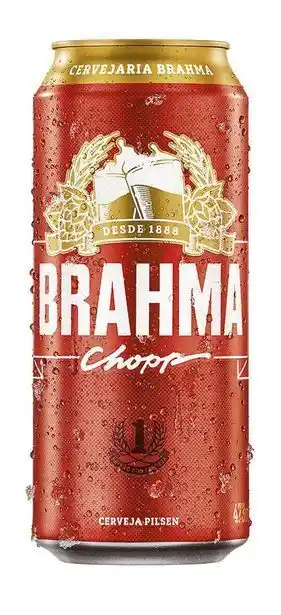Super Nosso Cerveja brahma chopp lata 473ml oferta