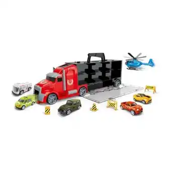 Casa Freitas Express wheels caminhão maleta com carrinhos city vermelho multikids - br1843 oferta