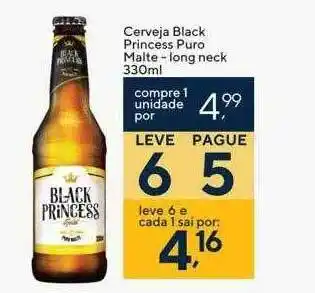 Coop Cerveja black princess puro malte - long neck leve 6 pague 5 oferta
