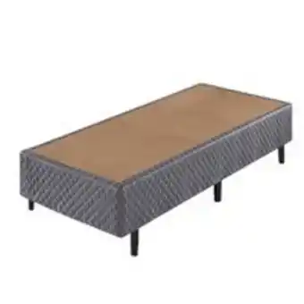 Sommier solteiro chumbo eco 88x188x40cm - cinza