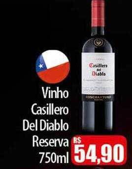 Vinho casillero del diablo reserva