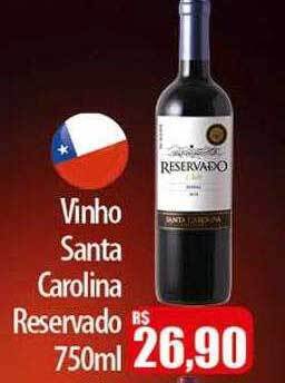 Proença Supermercados Vinho santa carolina reservado oferta