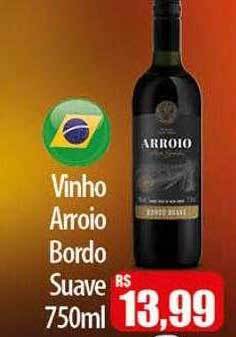Proença Supermercados Vinho arroio bordo suave oferta