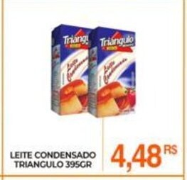 Mercadão Atacadista Leite Condensado Triangulo 395g oferta